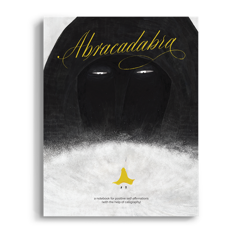 ABRACADABRA—Sổ tập viết calligraphy và những câu thần chú chữa lành (A notebook for positive self-affirmations with the help of calligraphy)
