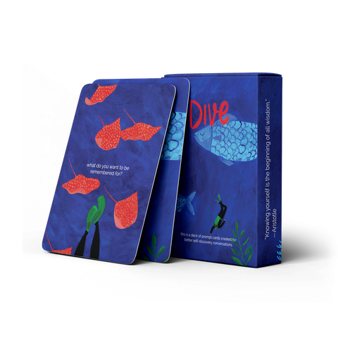 DIVE—Phiên bản tiếng Anh của bộ bài MÌNH (Deck of card for self-discovery conversations)