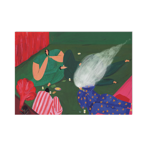 TRANH IN A3—La Fiesta de Pijamas