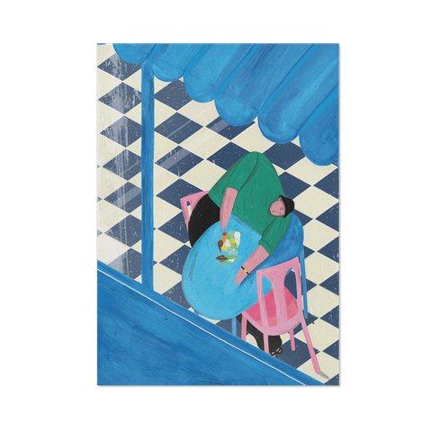 TRANH IN A4—Ice Cream Lover