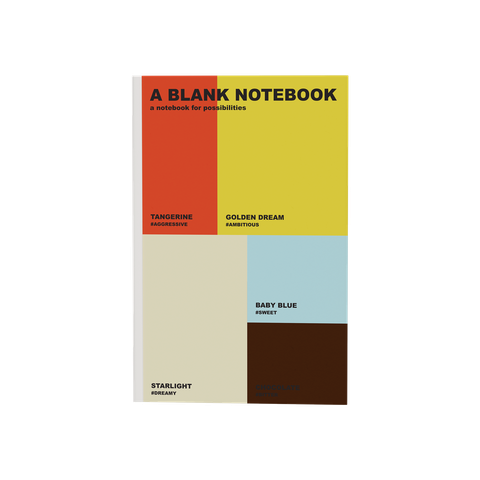 A BLANK NOTEBOOK—Tangerine