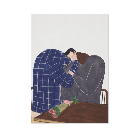TRANH IN A3—The Kiss