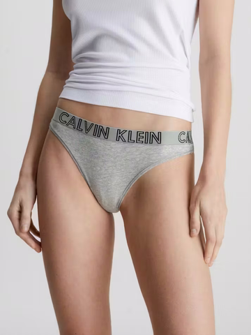 Calvin Klein Ultimate Cotton Thong Grey Heather QD3636-020