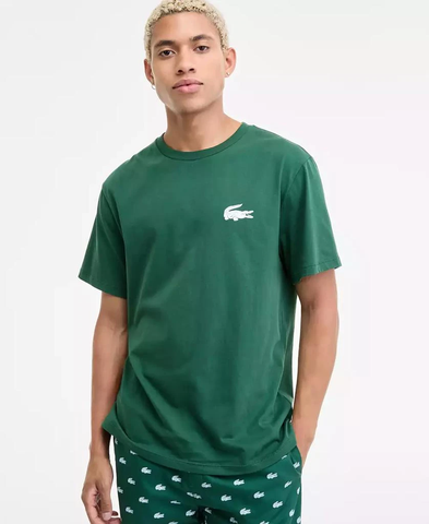 Lacoste Men's Loungewear Sleep T-Shirt Green TH9460-51-291