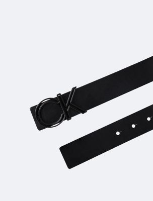 CK Monogram Buckle Belt Black LL000213-010