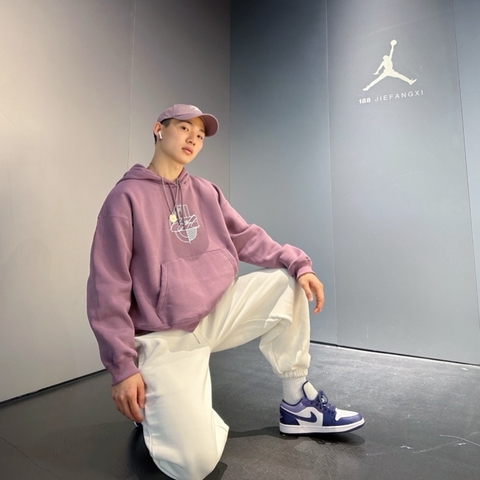 Jordan 1 Low Sky J Purple GS Kids 553560-515