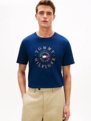 Circle Flag Logo T-Shirt Carbon Navy XM07701-DCC