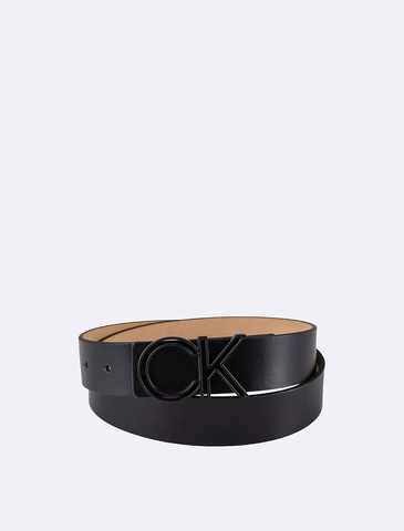 CK Monogram Buckle Belt Black LL000213-010
