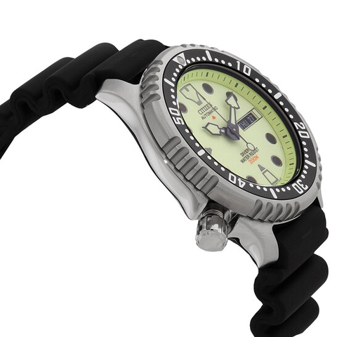 Citizen Promaster Marine Automatic Green Dial Men's Watch NY0040-09W