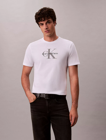 Calvin Klein Monologo Tee Men Brilliant White 4RB861G-YAA