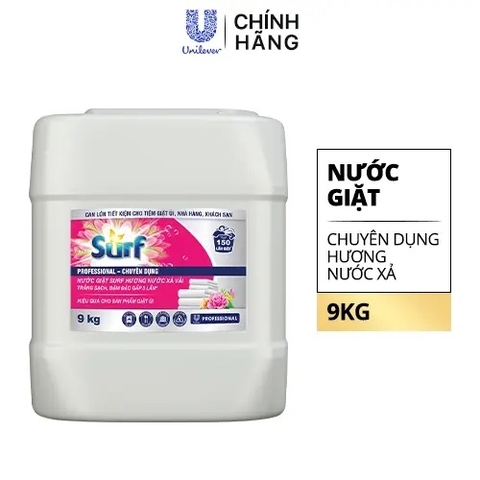 SURF Nước Giặt Chuyên Dụng Hương Nước Xả 9kg