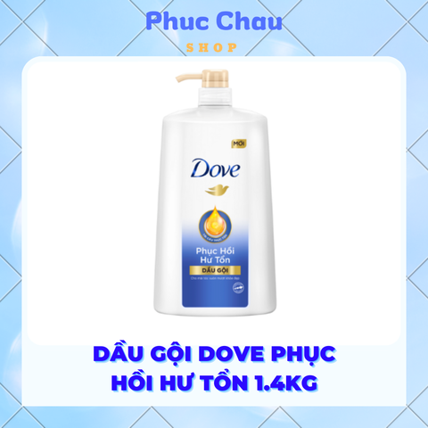 DOVE dầu gội phục hồi tóc hư tổn 1.4 Kg