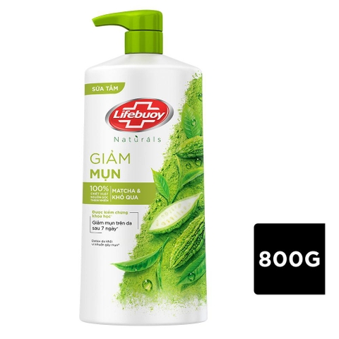 LIFEBUOY Sữa tắm trà xanh khổ qua 800g