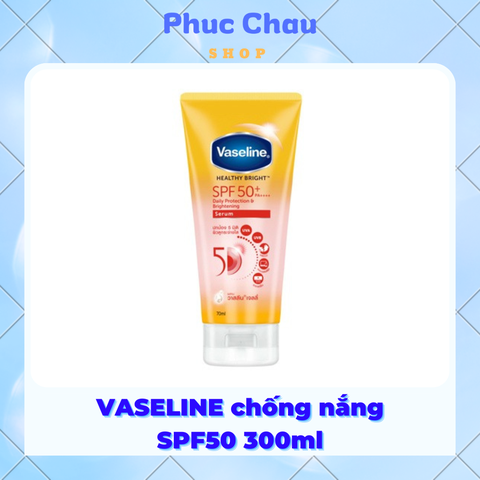 Sữa dưỡng thể Vaseline chống nắng SPF50 300ml