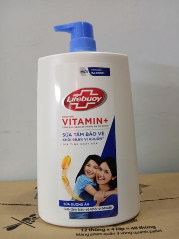 Sữa tắm LIFEBOUY 1.1KG  sữa dưỡng ẩm