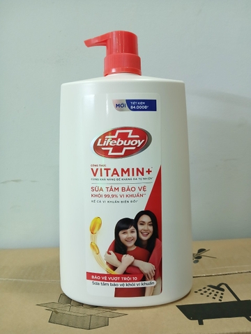 Sữa tắm LIFEBOUY 1.1KG  bảo vệ vượt trội 10