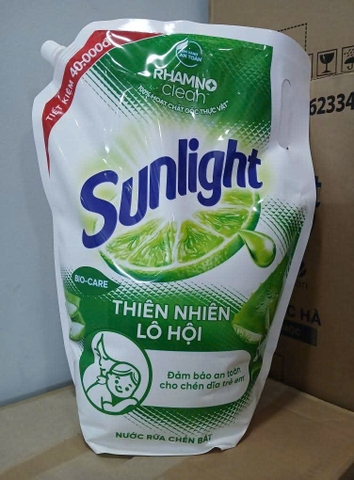 Nước rửa chén Sunlight Thiên Nhiên Hương Lô Hội 3,3kg