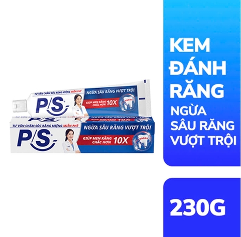 Kem Đánh Răng P/S 230g Ngừa Sâu Răng Vượt Trội