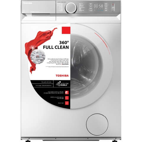Máy giặt lồng ngang Toshiba Inverter 8,5kg TW-BK95G4V(WS
