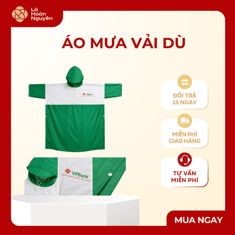 Áo mưa vải dù