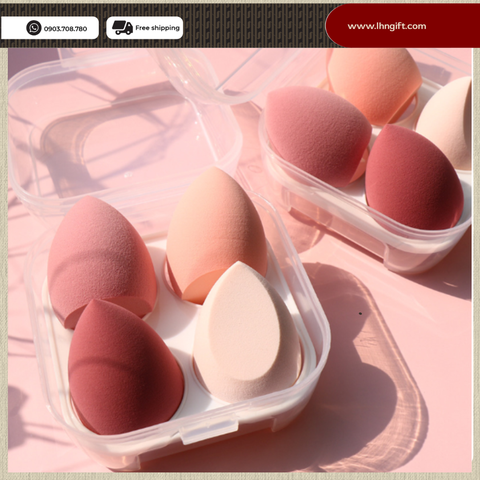 Mút trang điểm - Hộp 4 miếng