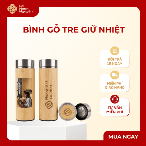 BÌNH GỖ TRE GIỮ NHIỆT