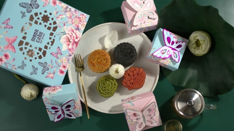 Hồ Điệp - Set 4 Bánh Trung Thu 150gr