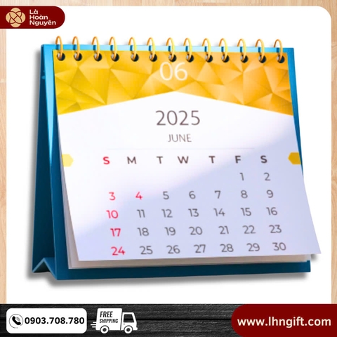 LỊCH ĐỂ BÀN CHỮ A