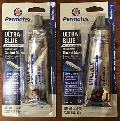 Keo dán Permatex 81724 - Permatex® #77 Sensor Safe Ultra Blue® Rtv Silicone (3.35 OZ)