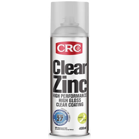 Bình xịt mạ kẽm dạng trong CRC Clear ZinC (Code 2102)- 400ml