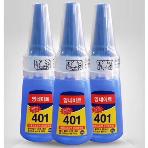 Keo dán nhanh Loctite 401 Korea - 20g/chai 