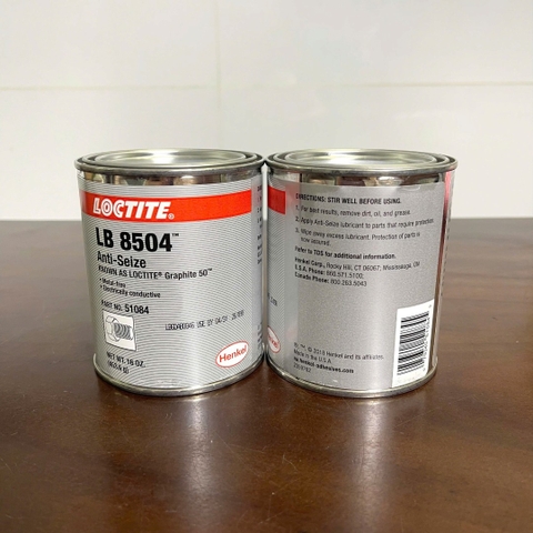 Mỡ Loctite Graphite 50 Metal-Free Synthetic and Petrolatum Anti-Seize Lubricant, 1 lb Can, 51084