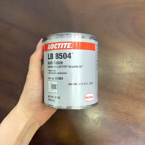Mỡ Loctite Graphite 50 Metal-Free Synthetic and Petrolatum Anti-Seize Lubricant, 1 lb Can, 51084