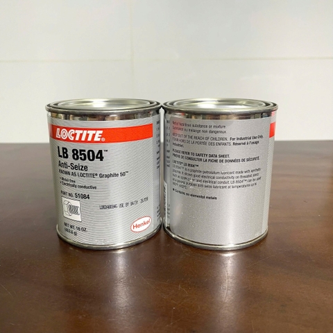 Mỡ Loctite Graphite 50 Metal-Free Synthetic and Petrolatum Anti-Seize Lubricant, 1 lb Can, 51084