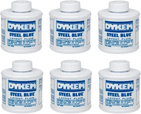 Sơn đánh dấu trên bề mặt thép - màu xanh, hiệu dykem , product code: 80400