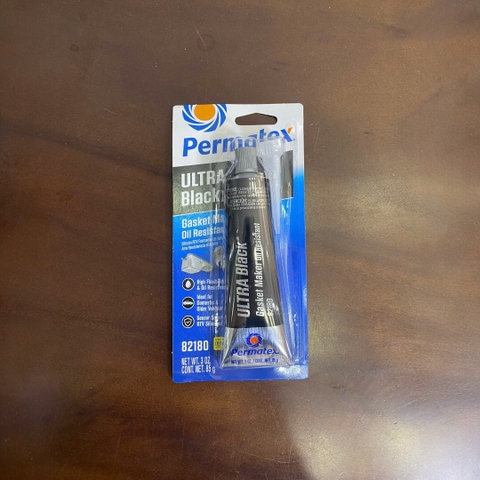 Keo permatex® ultra black® rtv silicone gasket maker, 3 oz code 82180