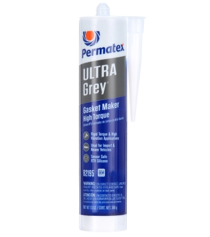 Keo Permatex 82195 Ultra Grey Rigid High-Torque RTV Silicone Gasket Maker - 13 oz