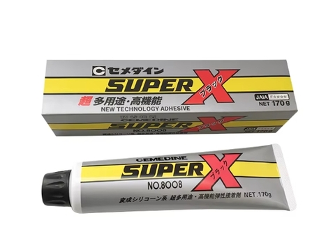 Cemedine Super X8008+ Đen , 170g, AX-249