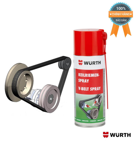 Chất bảo dưỡng dây cua-roa Wurth 400ml