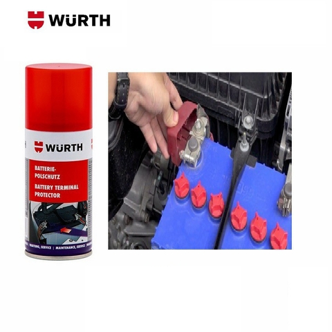 Chất xịt bảo trì cọc bình ắc-quy Wurth 150ml