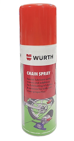 Chai xịt bảo dưỡng sơn sên wurth 150ml