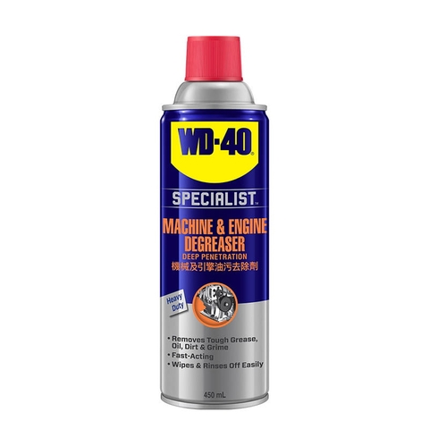 DẦU TẨY NHỜN DẦU MỠ WD-40 450ml Mach & Eng Degreaser