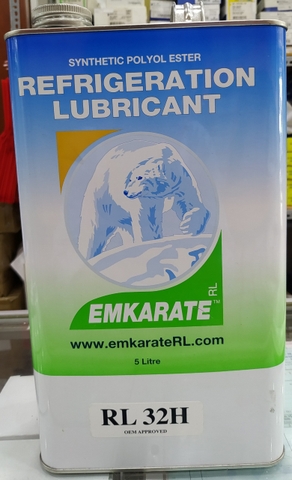 Dầu máy nén lạnh gas HFC Emkarate RL 32H _ 5L/Can