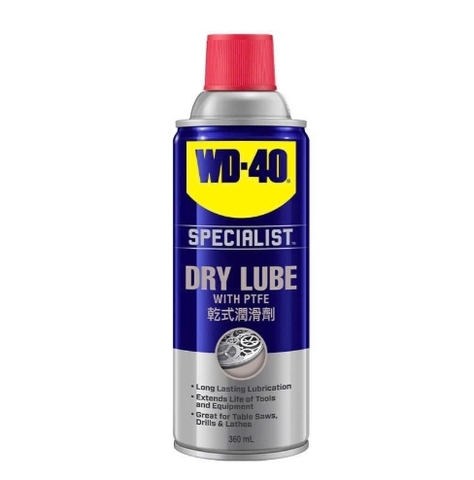 DẦU NHỜN KHÔ TÁC DỤNG CAO WD-40 360ml Iligh Performance Dry Lube PTFE