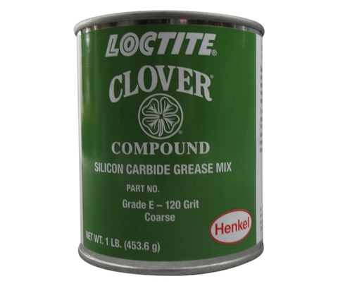 Henkel 39452 LOCTITE CLOVER Gray Grade E / 120 Grit Silicon Carbide Valve Grinding Compound - 453.6 Gram (16 oz) Can
