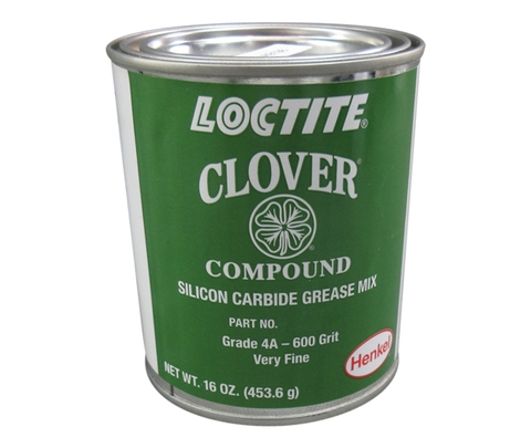 Henkel 39549 LOCTITE CLOVER SC 4A-600 Gray Grade 4A / 600 Grit Silicon Carbide Grease Mix Compound - 453.6 Gram (16 oz) Can