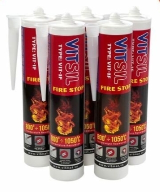 Keo chèn bịt làm kín chống cháy VITSIL VIT-1F 12lọ/thùng