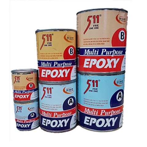 KEO ĐA CHỨC NĂNG 511 Multi Purpose Epoxy Gallon (LON A= 5.7kg ; LON B= 5.3kg)