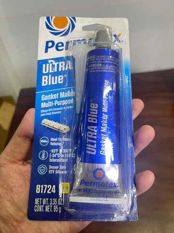 Keo dán cn - 81724, 3.35 oz, permatex® #77 sensor safe ultra blue® rtv silicone