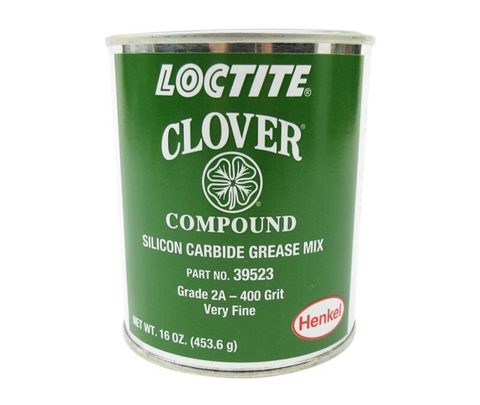 Henkel 39523 LOCTITE Clover Grade 2A- 400 Grit Silicon Carbide Grease Mix - 453.6 Gram (16 oz) Can
